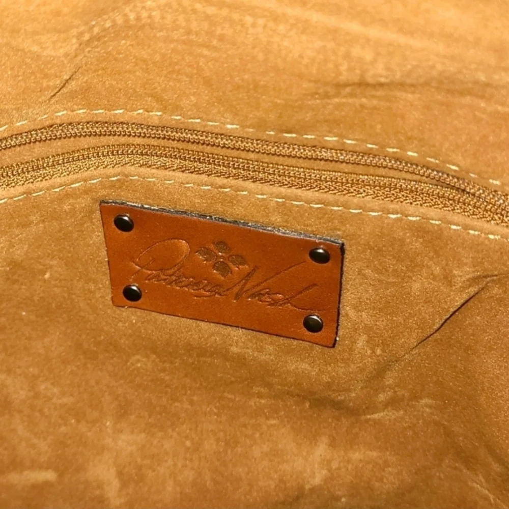 Patricia Nash Alviano 10th Anniversary Leather Tote Python/Snake w/Dustbag - Picture 11 of 11